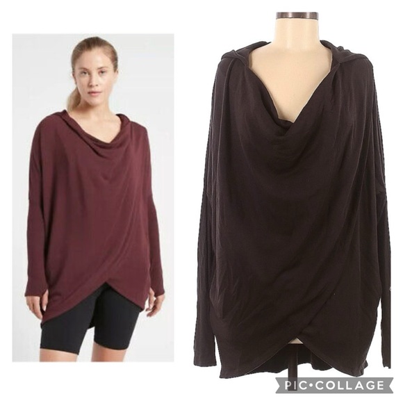 Athleta Purana Wrap Sweatshirt - Picture 1 of 5